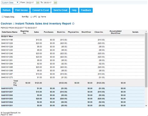 accounting for lottery sales